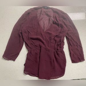 Babaton 100%Silk Blouse size Small